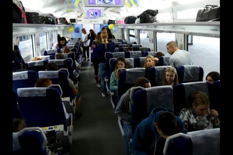Passenger links between Poland and Ukraine have been improved with the launch on August 24 of a Ukrainian Railways Intercity+ service from Przemyśl to Kyiv via Lviv, Ternopil and Vinnytsia.
